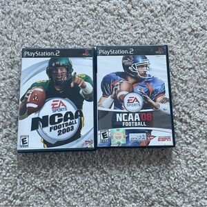 NCAA Football 2003 & 08 for PlayStation 2